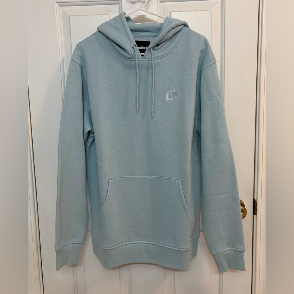 TWITCH Sky Blue Hoodie for Men